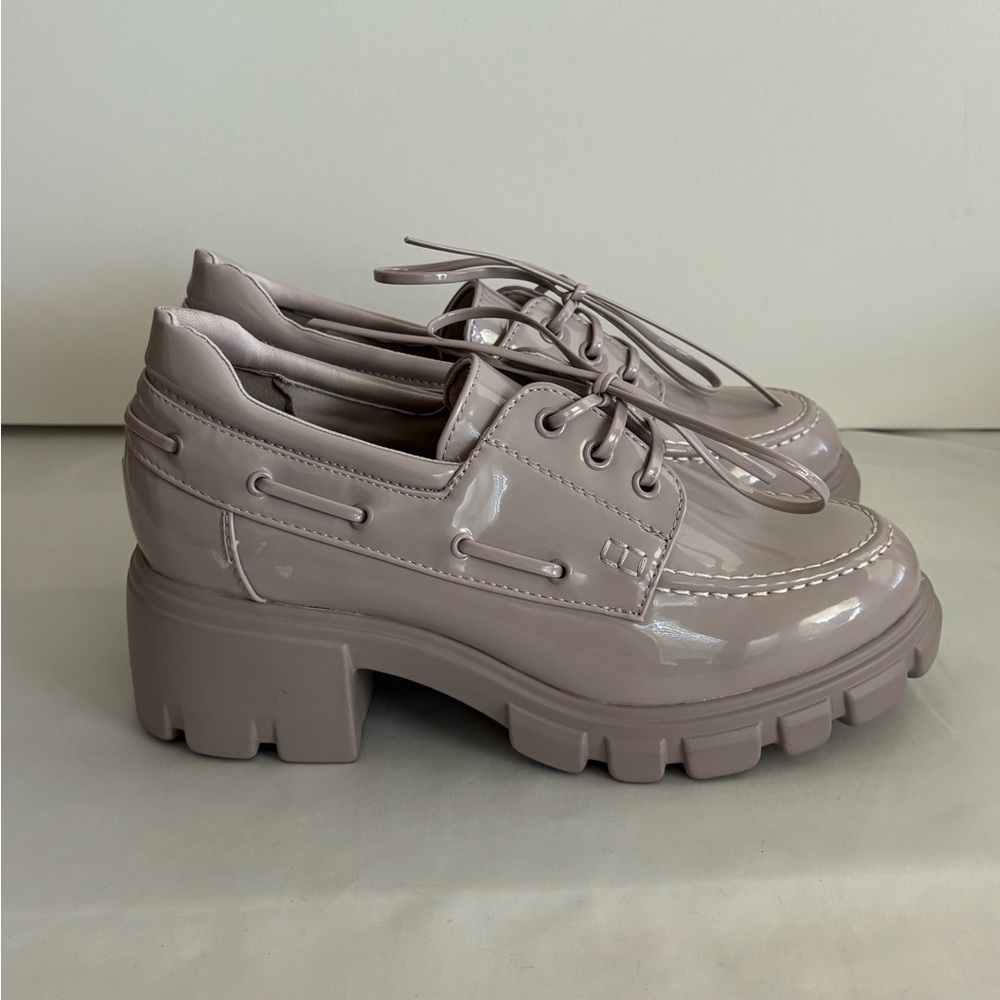 JF‎ purple block heel shoes color light purple  size 9 - Picture 4 of 8